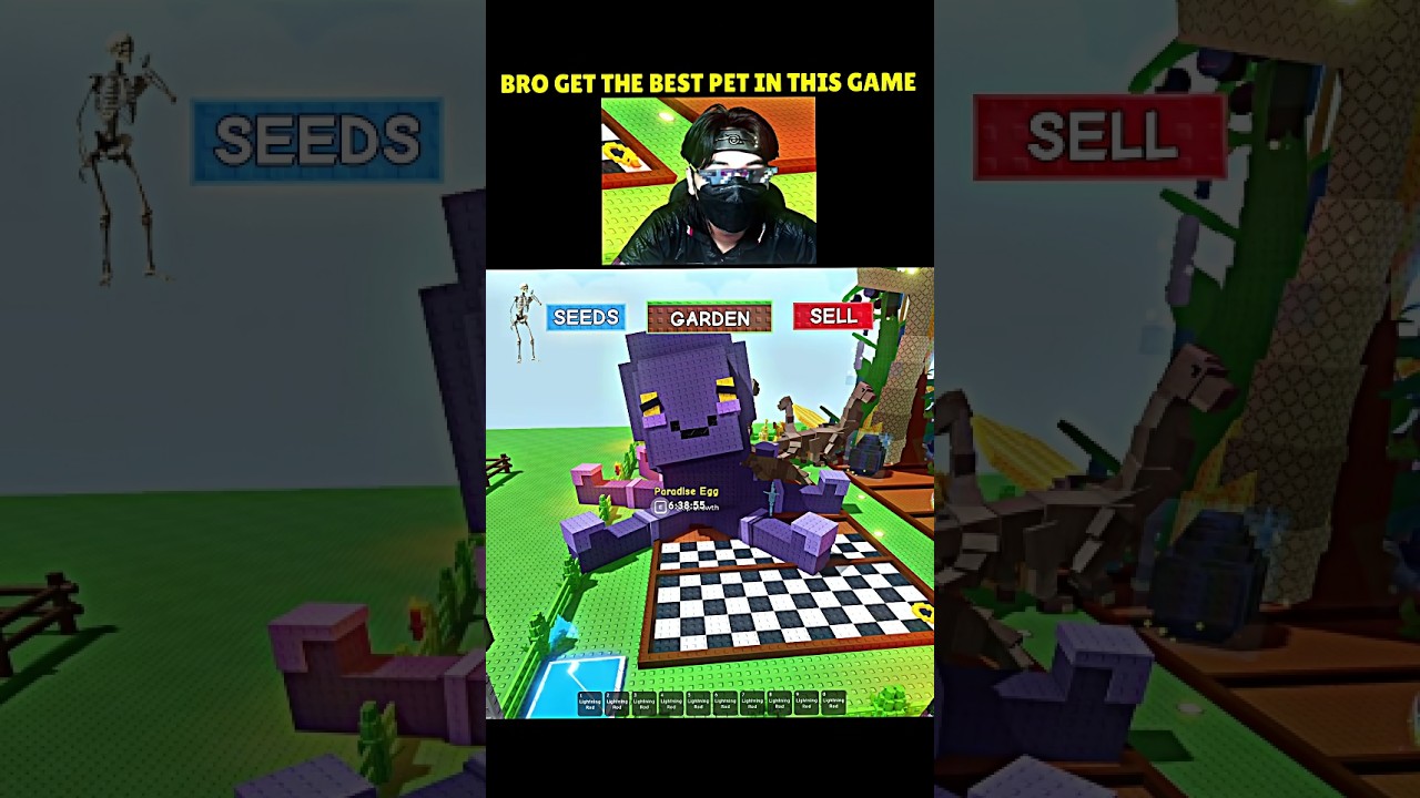 Bro Get The Best Pet Chance Only 0.0025% at Grow a Garden Update