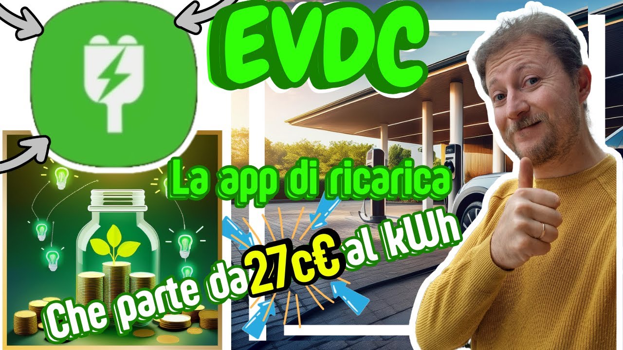 EVDC la app di ricarica che parte da 27c&euro; al kWh