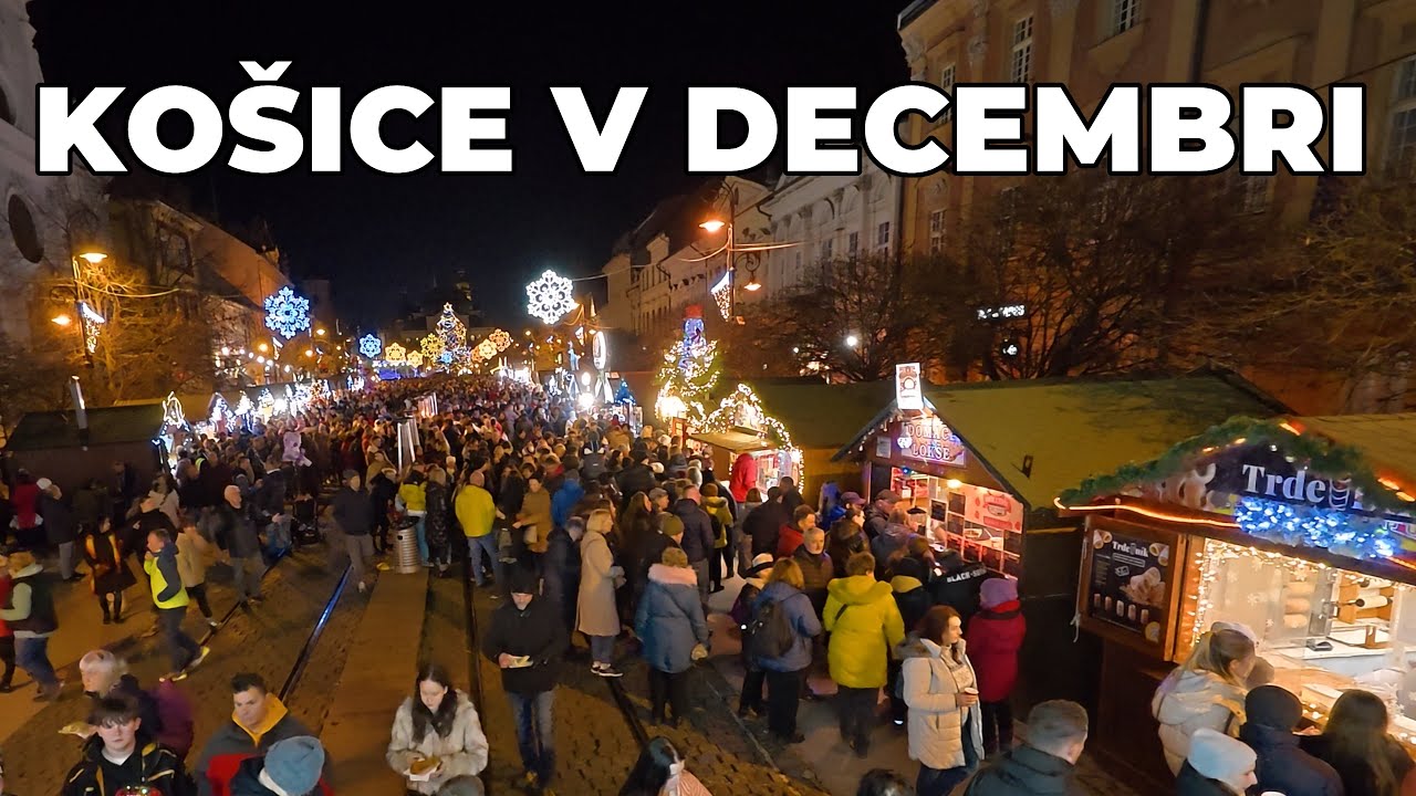 Takto vyzerajú Košice v decembri | Mikulášska a vianočná atmosféra
