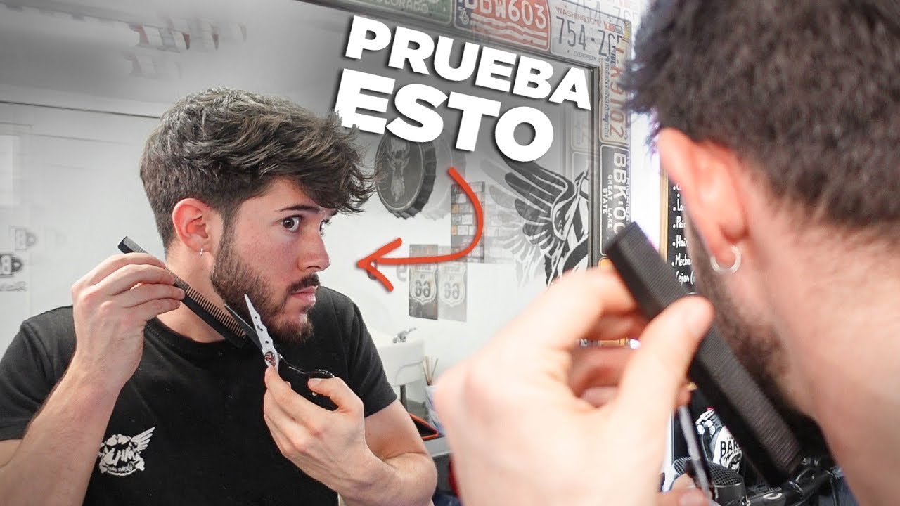 COMO ARREGLARTE LA BARBA CON TIJERAS - Arreglo de barba