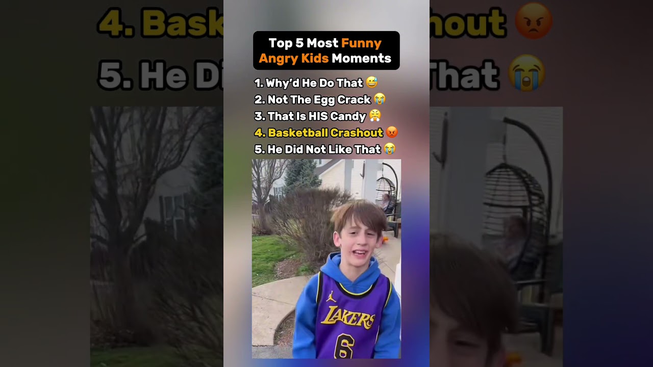 Top 5 Most Funny Angry Kids Moments 😭💀