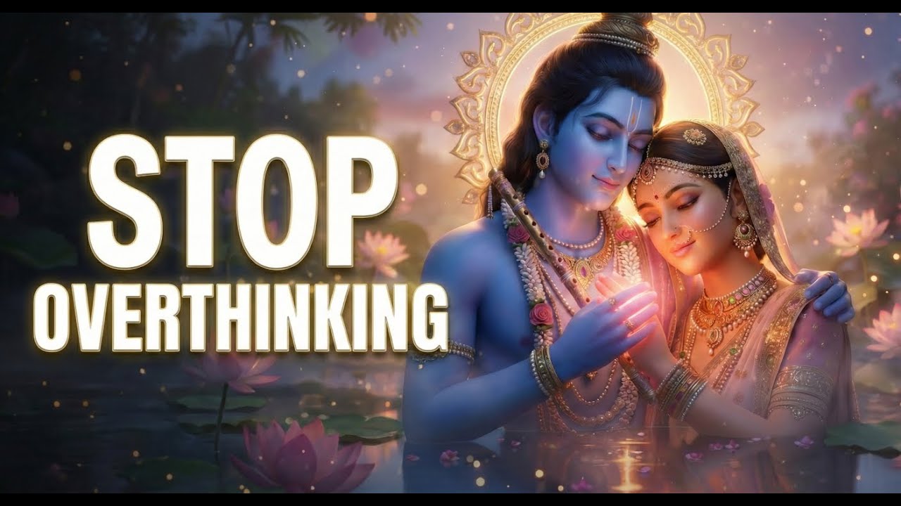 Anxiety Relief & Deep Sleep (2.5 Hours) | Radha Krishna Love Meditation Music