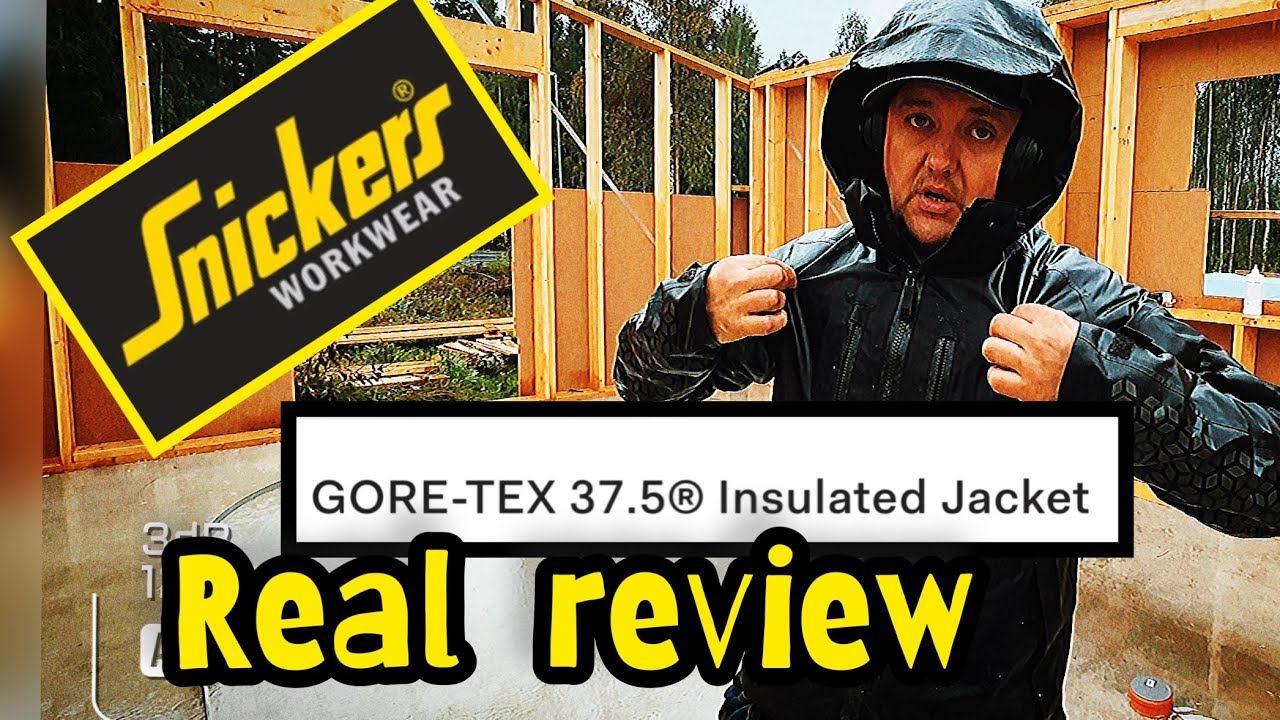 Snickers workwear GORE-TEX 37.5® Insulated Jacket review @Tropa-Pro