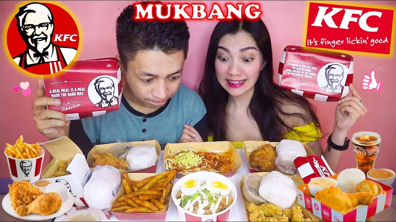 KFC FRIED CHICKEN MUKBANG