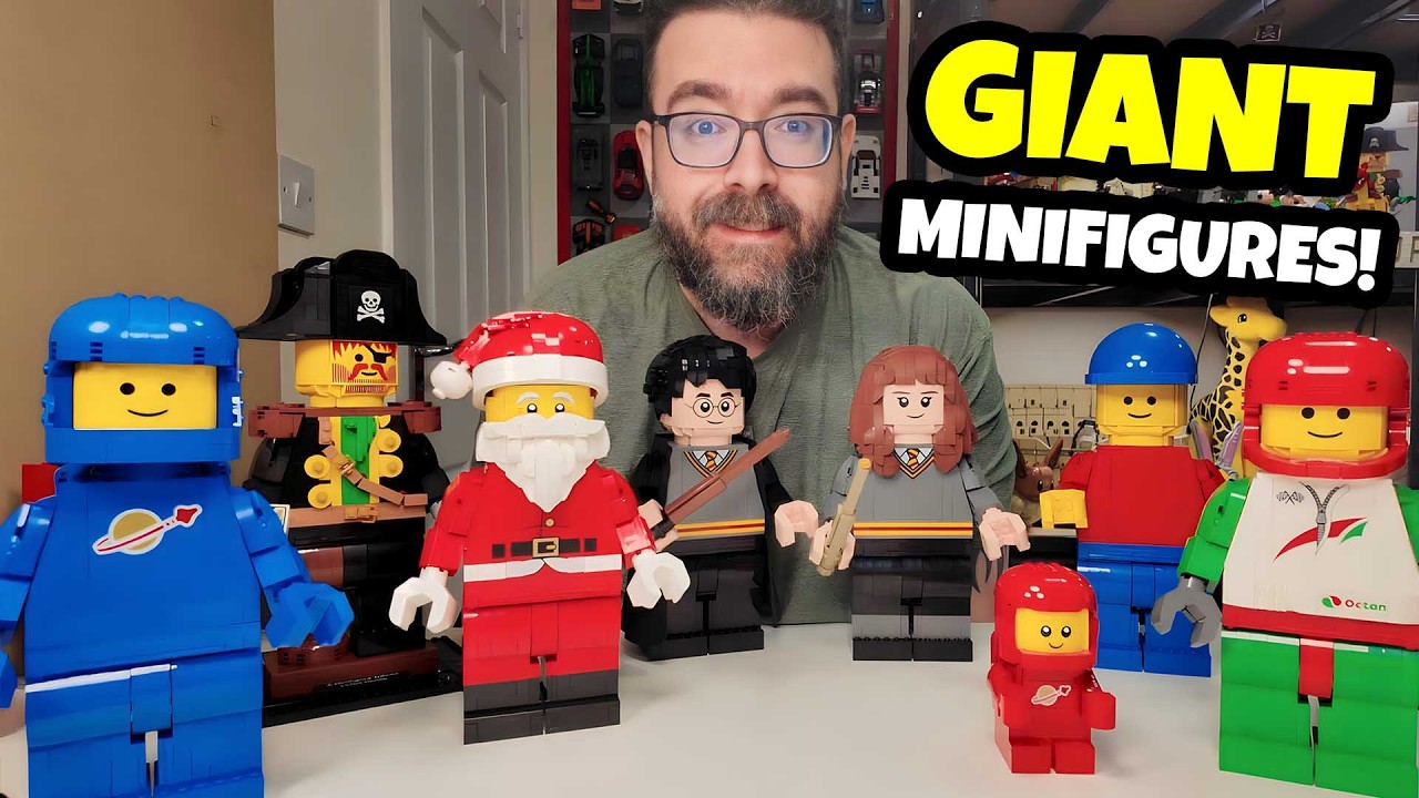 Я собрал все увеличенные минифигурки LEGO.