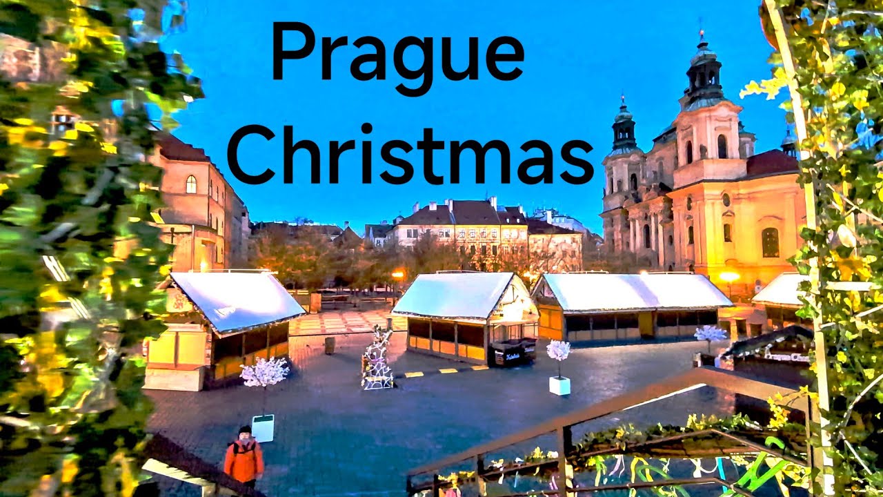 Christmas market at Prague Old Town Square & Tour of the Charles Bridge Museum - St. Nicholas Church