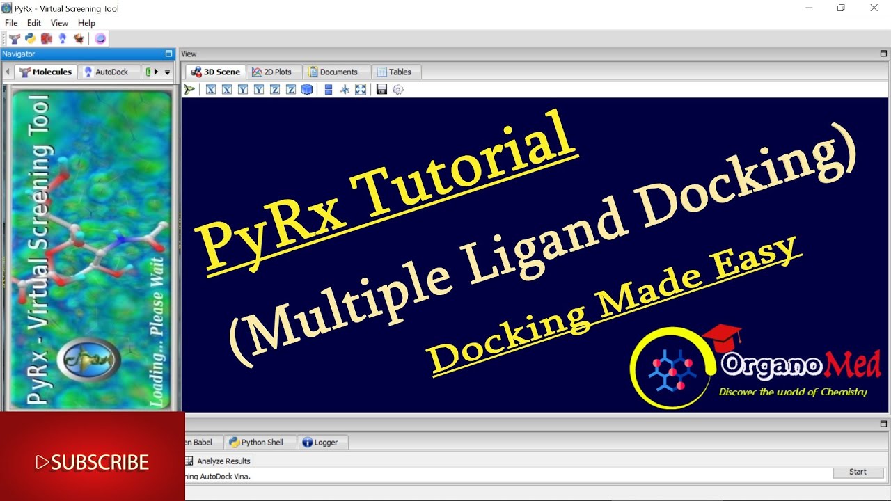 PyRx Tutorial || Multiple Ligand Docking || From Download to Result Analysis || All in One
