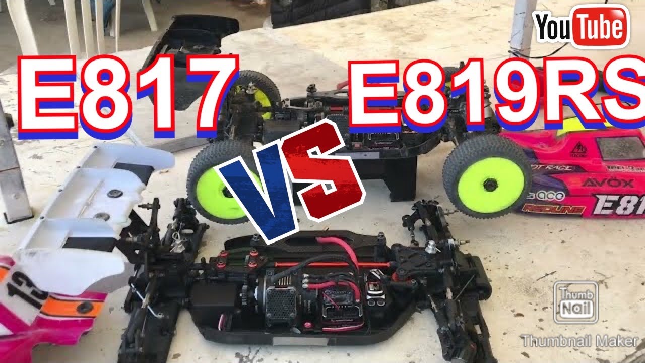 ⚡️COMPARATIF  HB E817 vs HB E819RS ⚡️ BUGGY 1/8 OFF ROAD - ELECTRIC 4 WD ⚡️