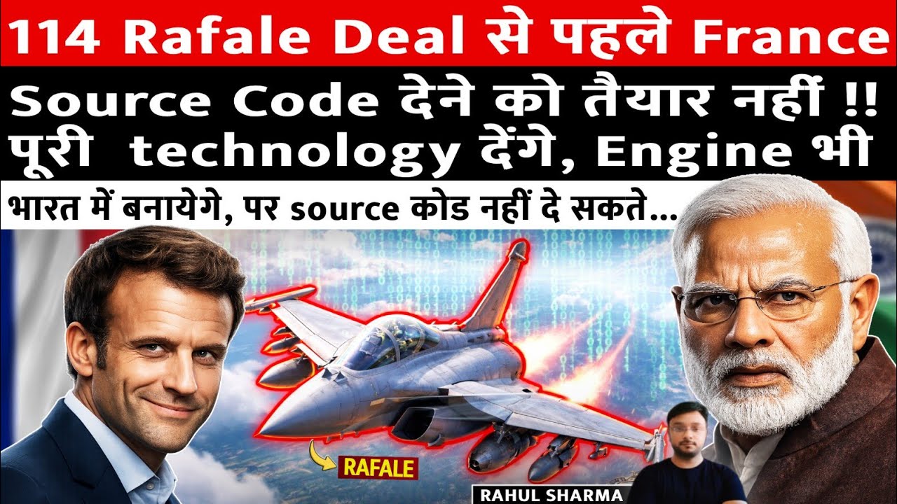 114 Rafale Deal: France Refuses to Share Source Code Despite Full Tech & Engine Offer?