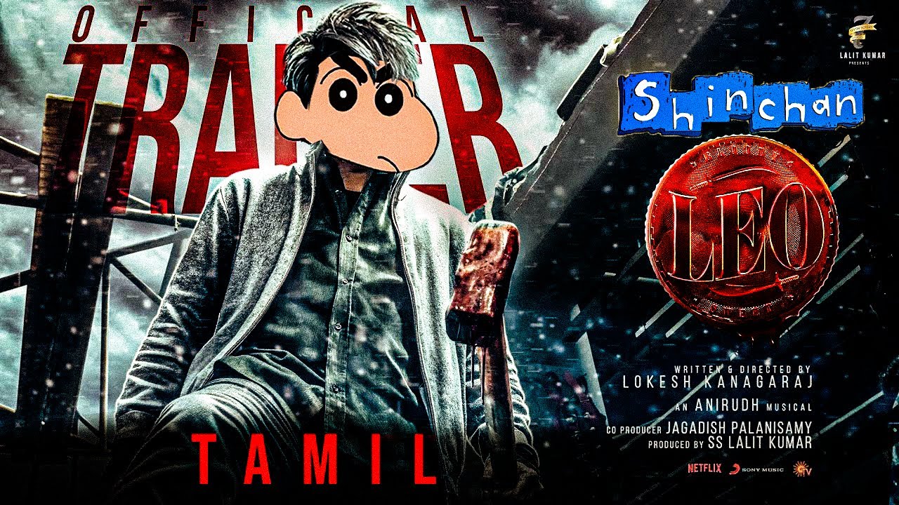 Leo Official Trailer - Shinchan version | Thalapathy Vijay | Trendzzz Forever