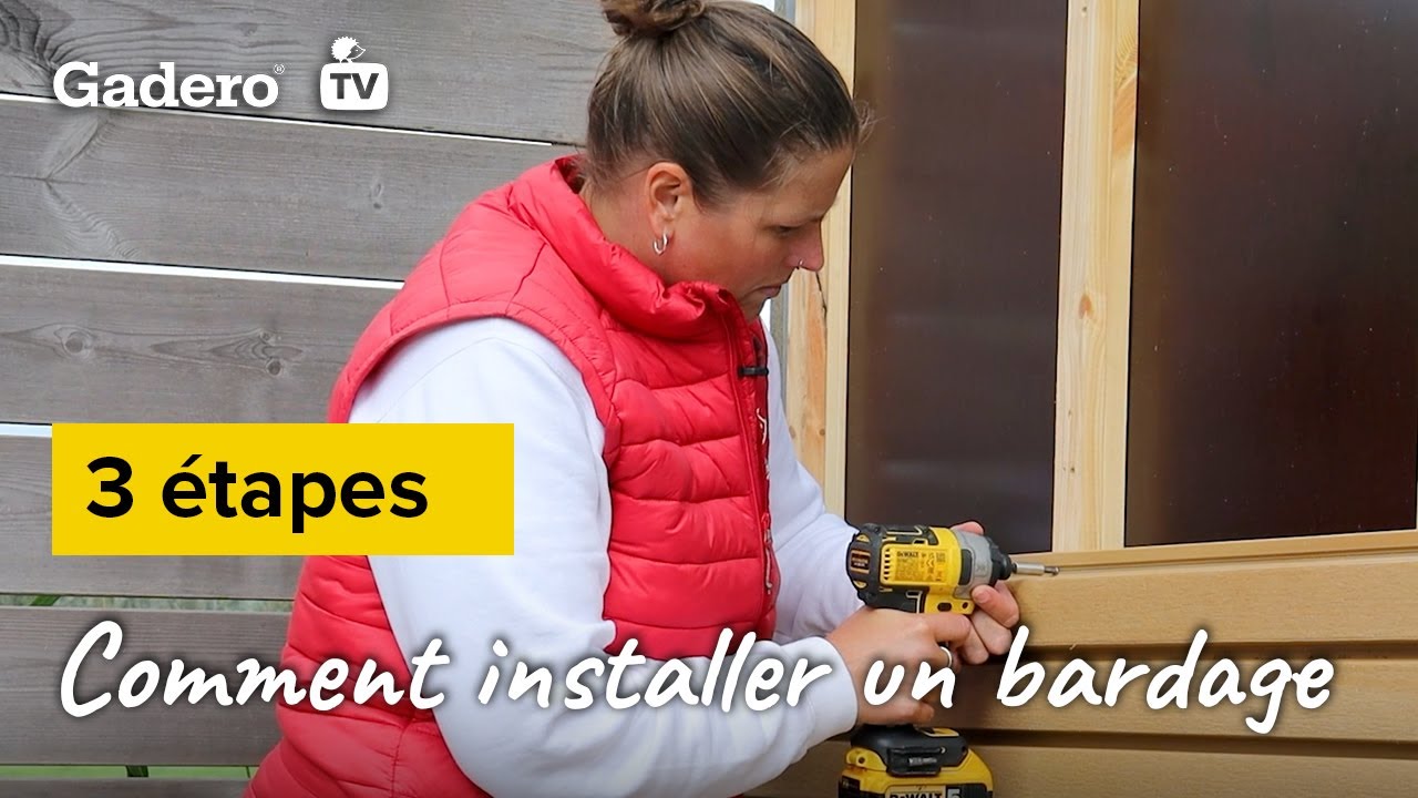 Comment poser un bardage Gadero étape par étape ?