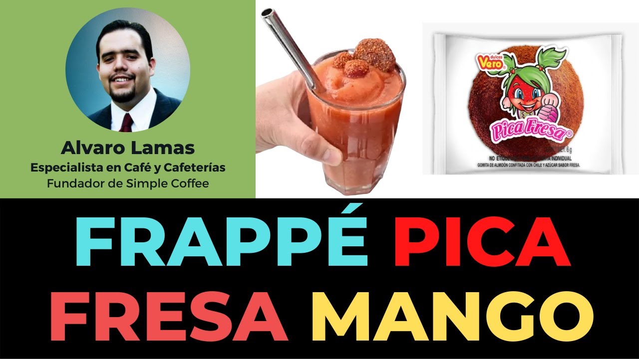 Frappé Smoothie Pica Fresa Mango 🍓🥭🔥
