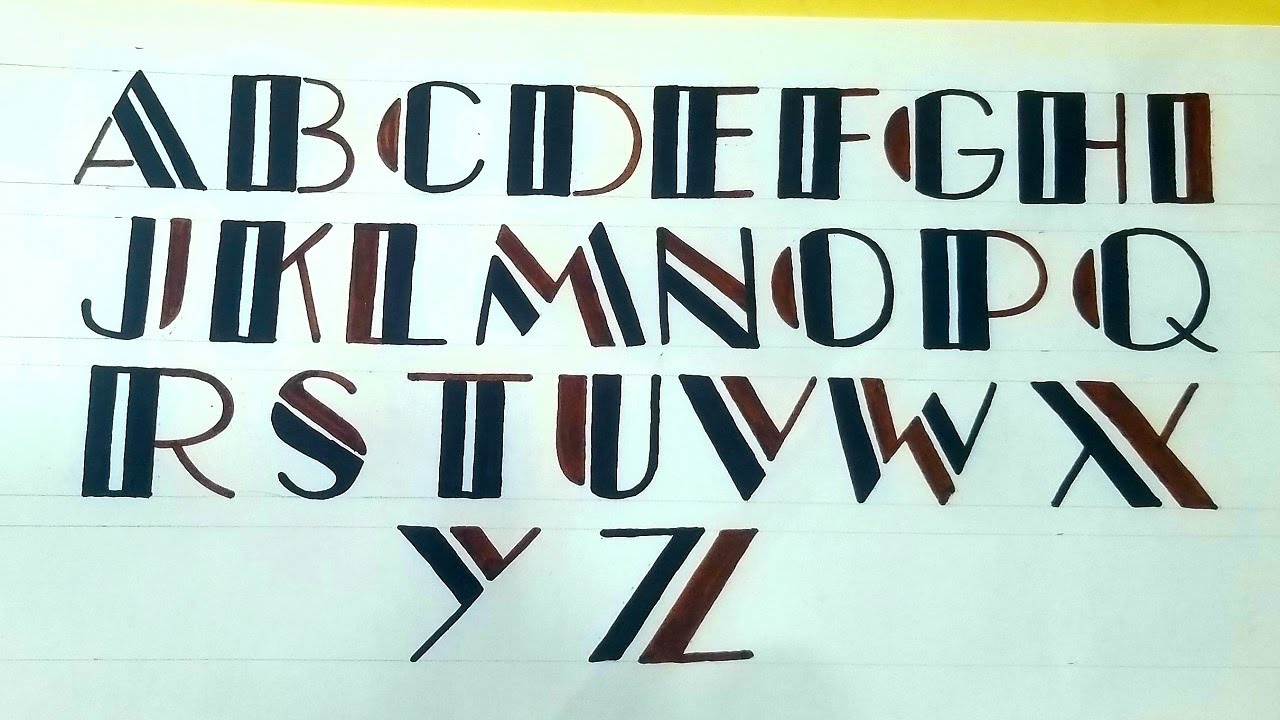 how to write capital alphabets handwriting in cursive styles easy cursive -  2024 - 6