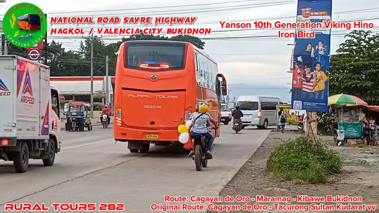 Valencia Bus Spotting Bus Compilation / R. T. M. I Based 2 / Super Five Bukidnon / Pabama Tours.