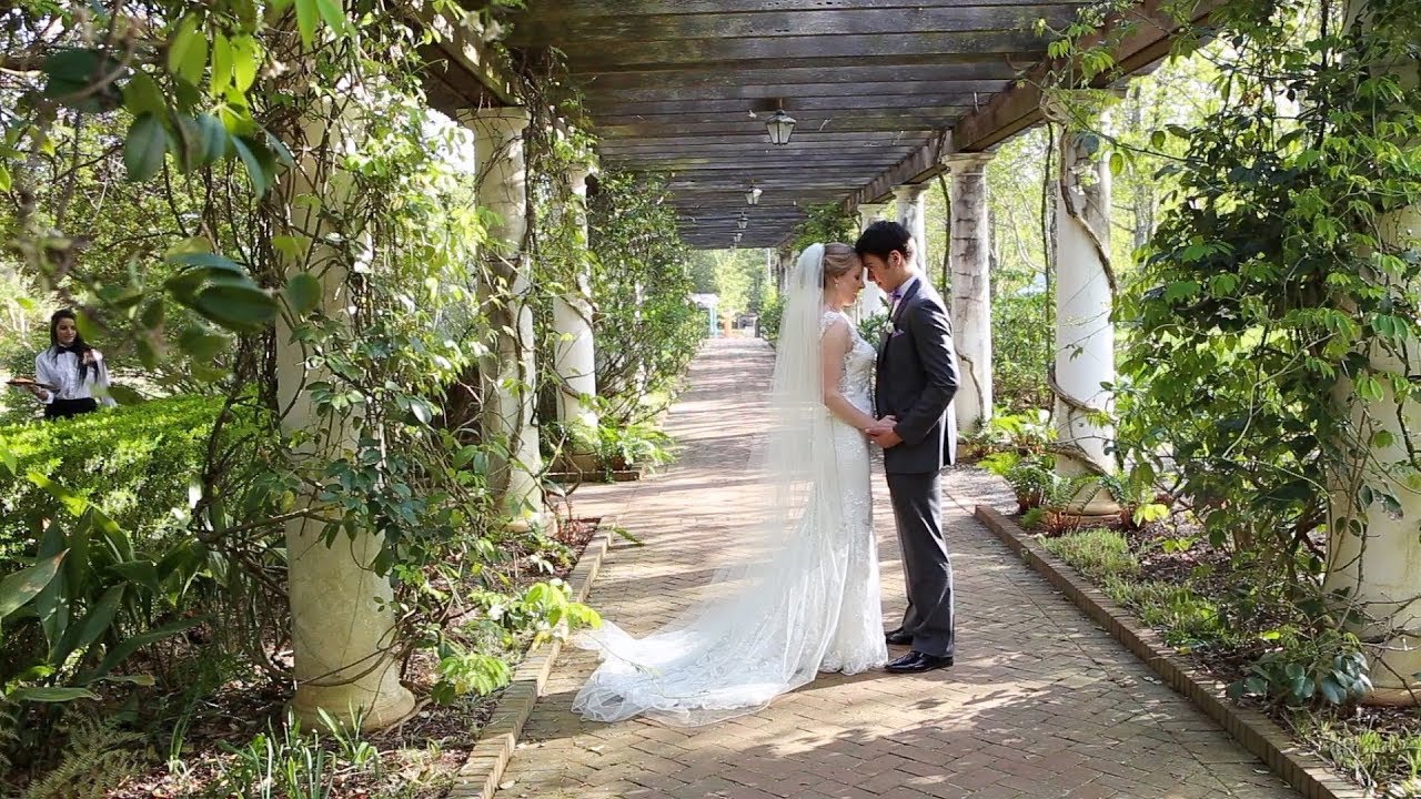 Haley & Sean wedding at Daniel Stowe Botanical Garden, Belmont, NC // Giovanni Films
