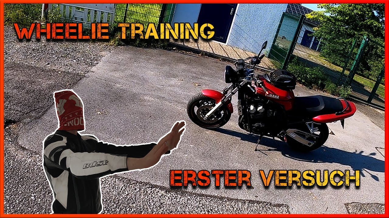 MEIN ERSTES MAL Wheelie Training | Yamaha FZS 600