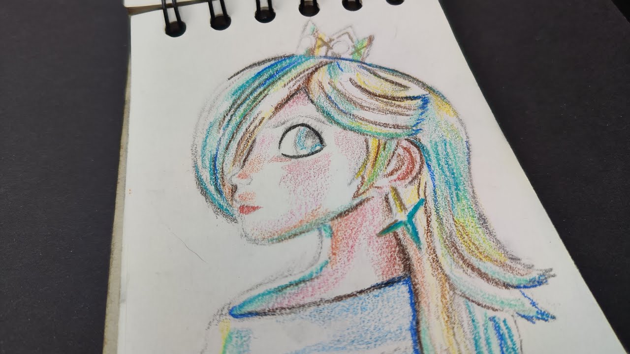 Coloreando a Rosalina Mario Galaxy!