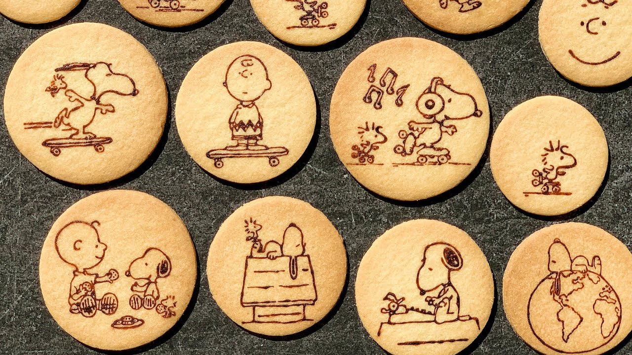 How to Make Cute Snoopy Peanuts Chocolate Stamp Cookies 귀욤폭발 스누피 초콜릿 스탬프 쿠키 만들기 スヌーピーチョコレートスタンプクッキー