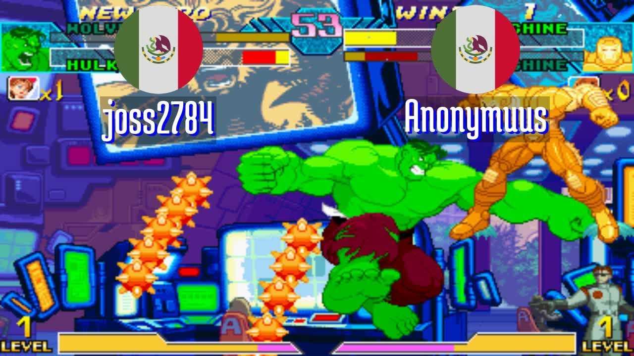 FT5 @mvsc: joss2784 (MX) vs Anonymuus (MX) [Marvel vs Capcom Fightcade] Apr 17