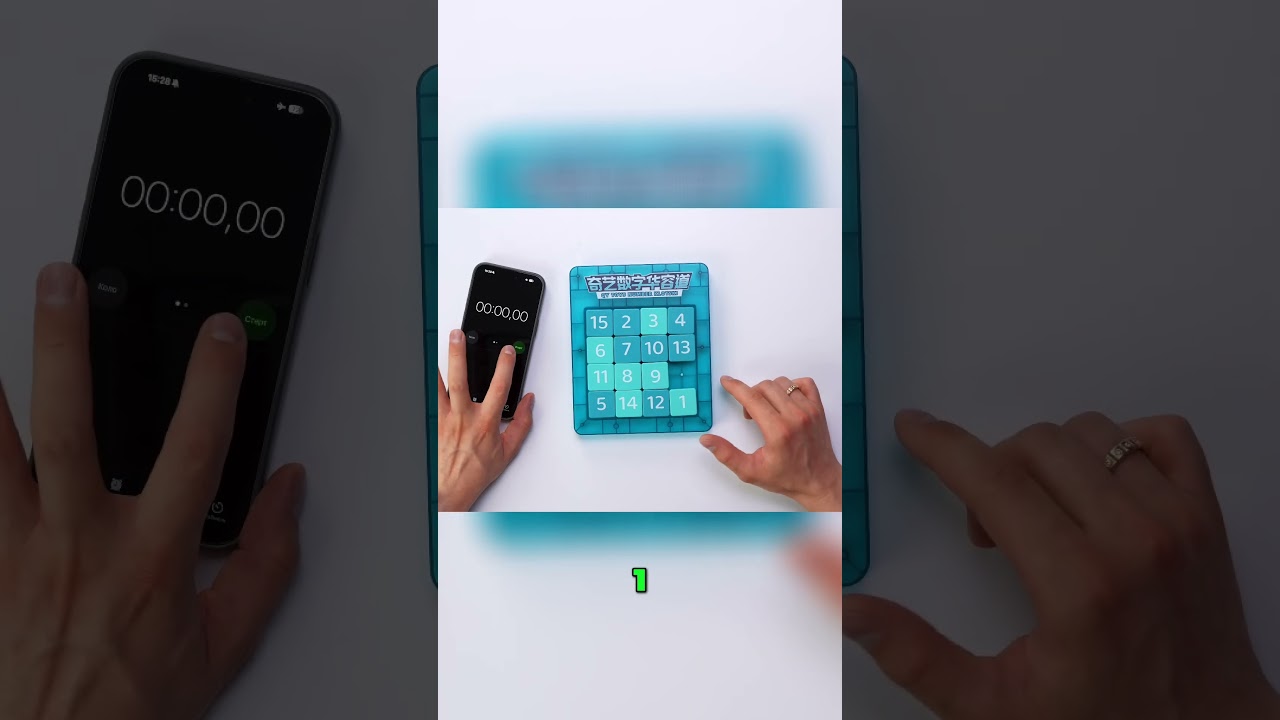 I've made this 15 puzzle IMPOSSIBLE and tried to solve it #slidepuzzle