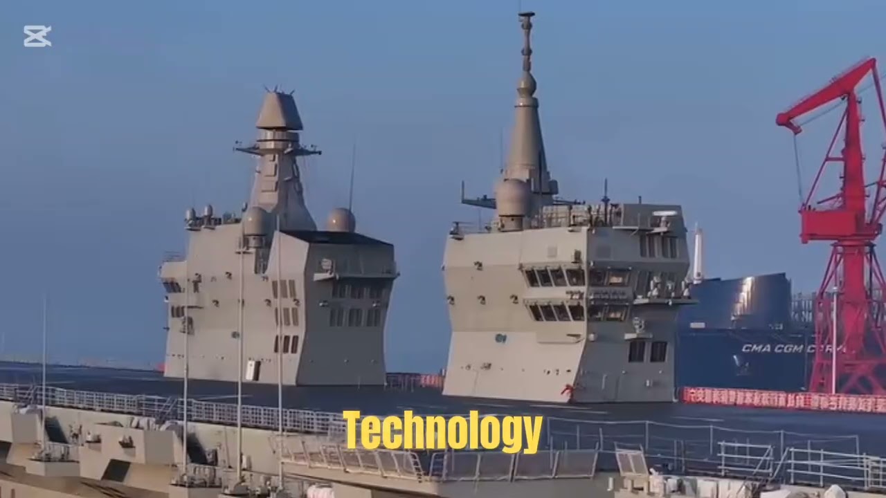🤖🚢 China Unleashes Next-Gen 076 Warship! Digital Twin Tech Makes History! 🇨🇳🔥 #technology #warships 
