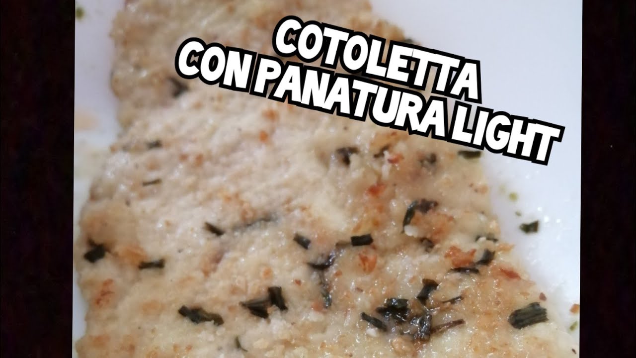 Cotoletta con panatura light!