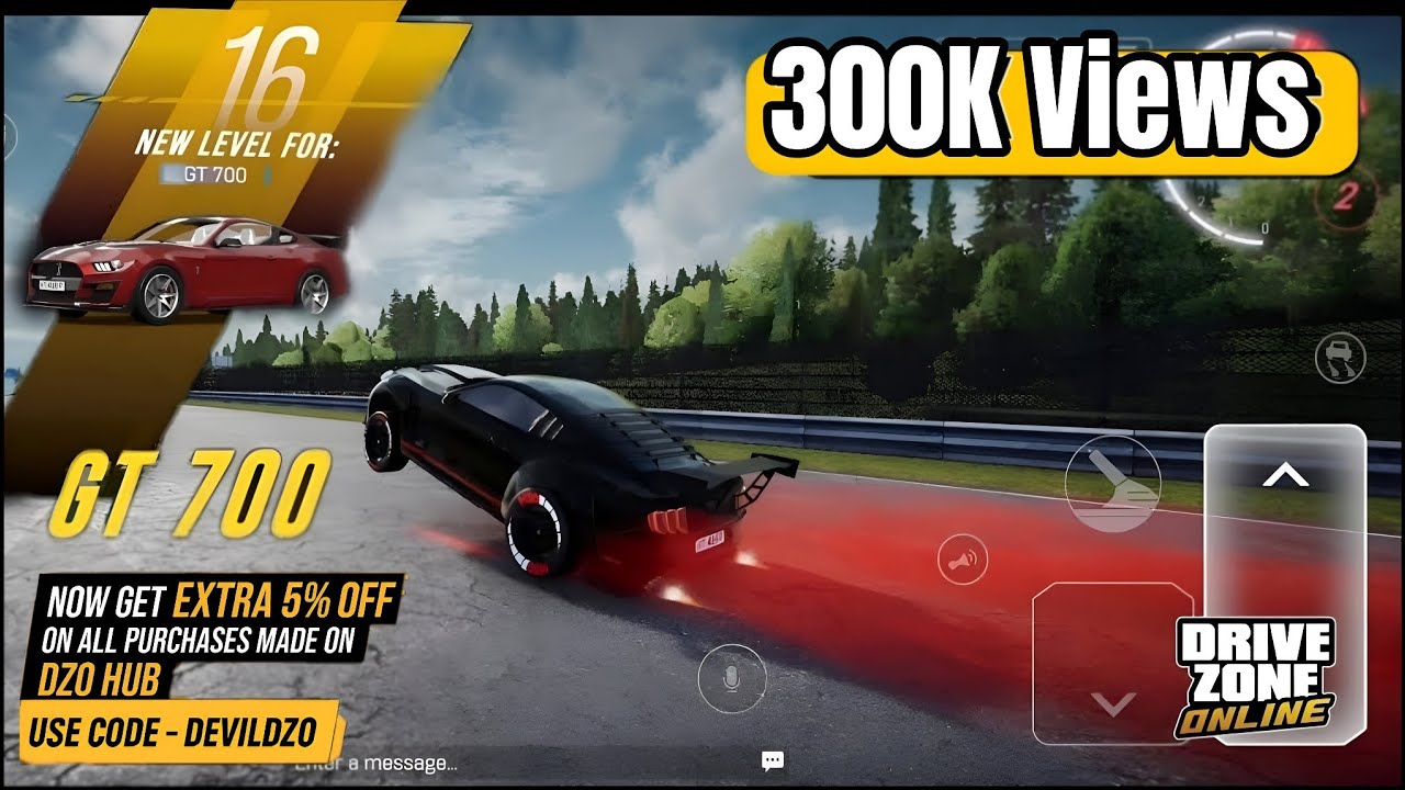 Drive Zone Online: Max CP Level GT 700 | Wheelie Tune | Performance| Top Speed & Sound Test