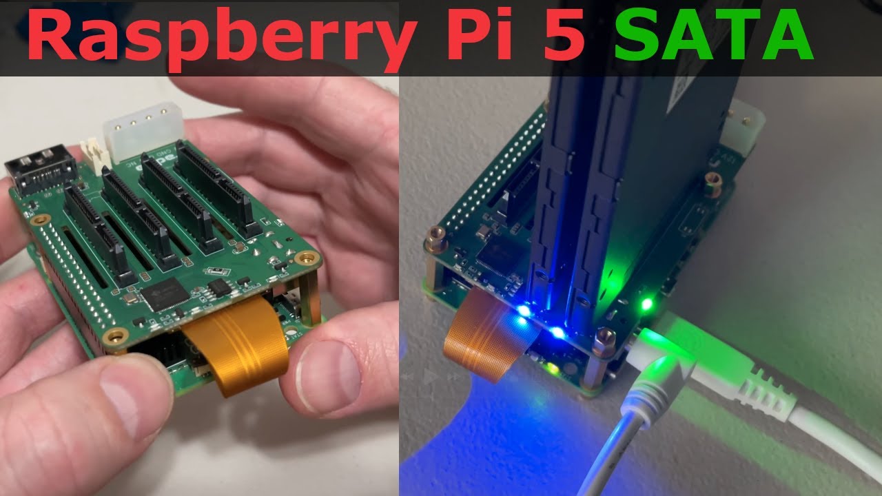 Настройка мини-NAS - Radxa Penta SATA HAT - Raspberry Pi 5