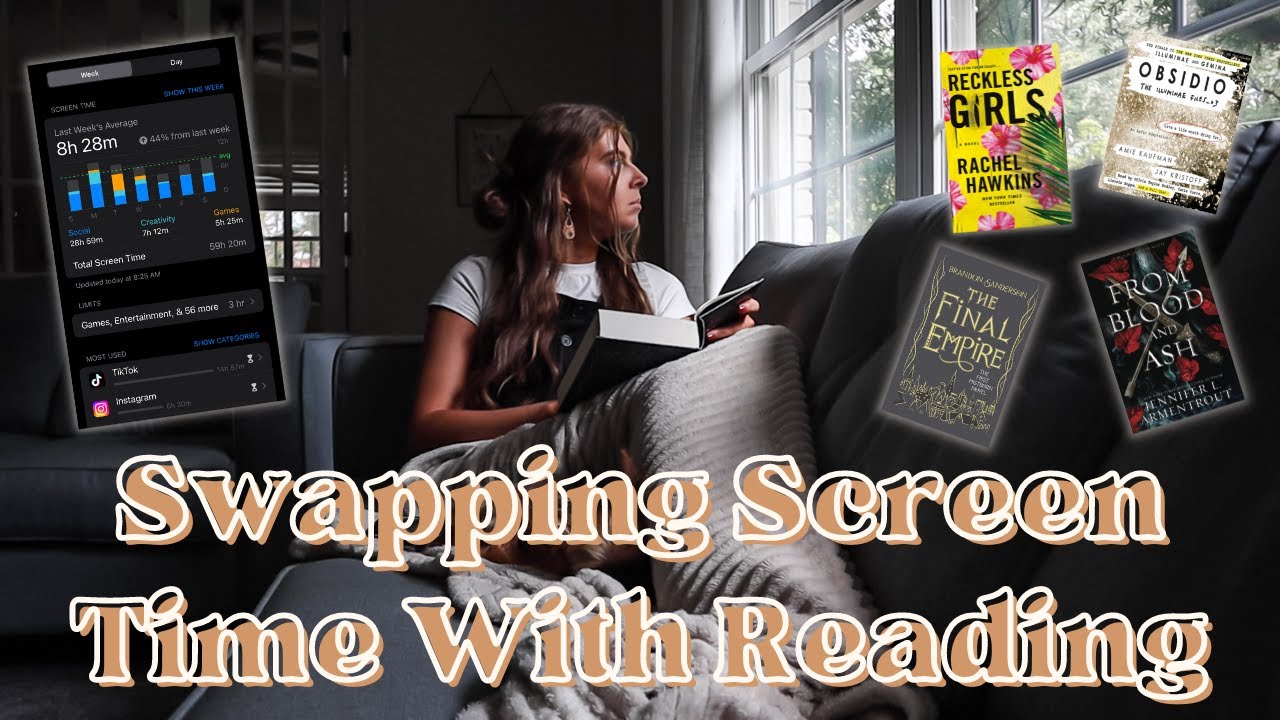 I read 4 hours every day for a week | swapping my screen time with reading