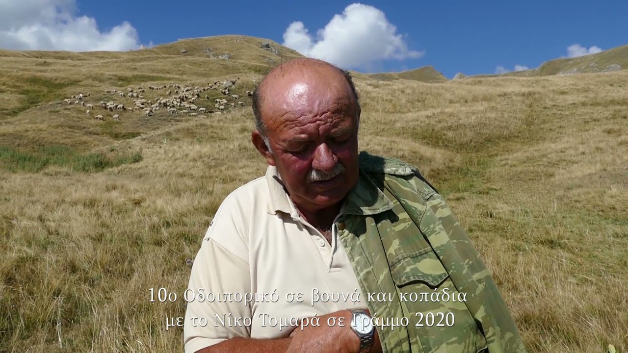 Ο Νίκος Τομαράς στα κοπάδια του Γράμμου