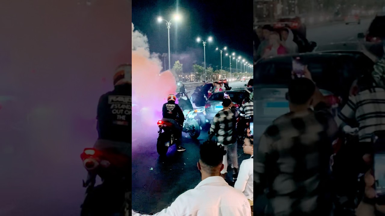 Crazy night in Sharm el Sheikh 🏍️ 🔥