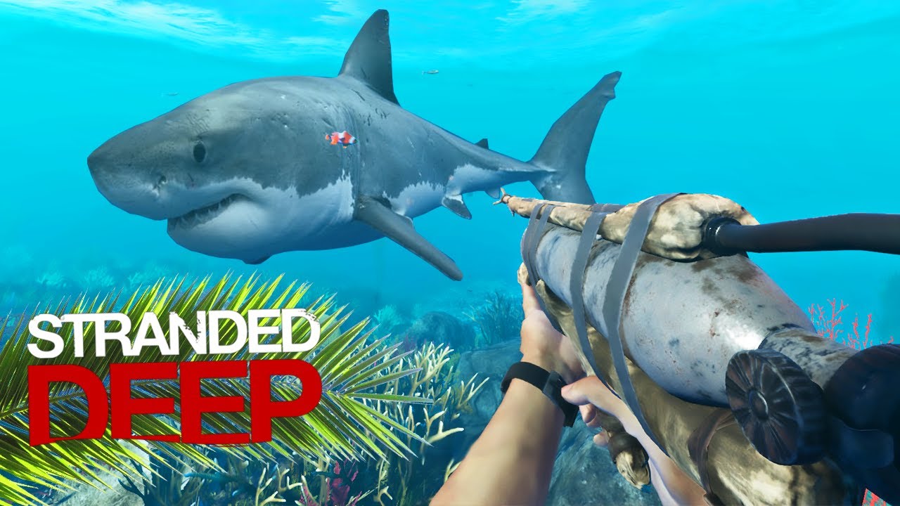 STRANDED DEEP #12 | FIZ UMA ARMA PARA CAÇAR TUBARÃO
