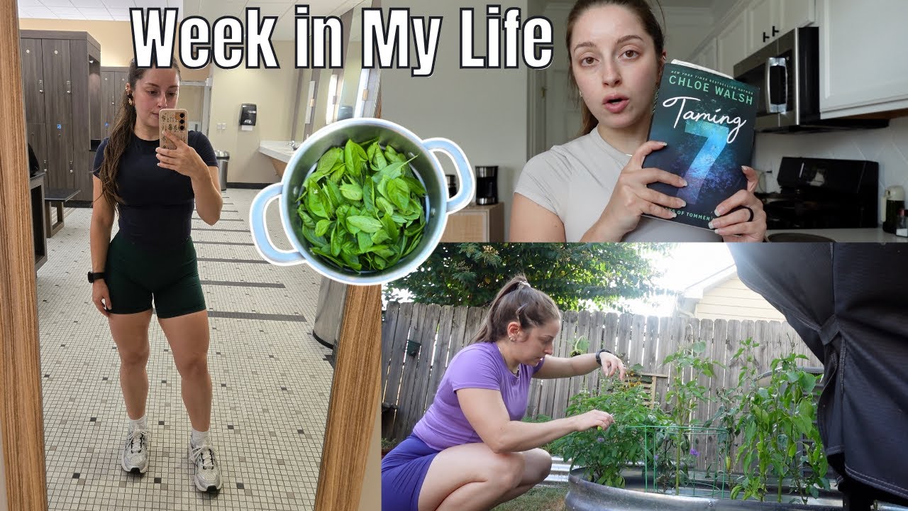 Week in My Life | Content creation, garden herbs, migraine, Ana Luisa