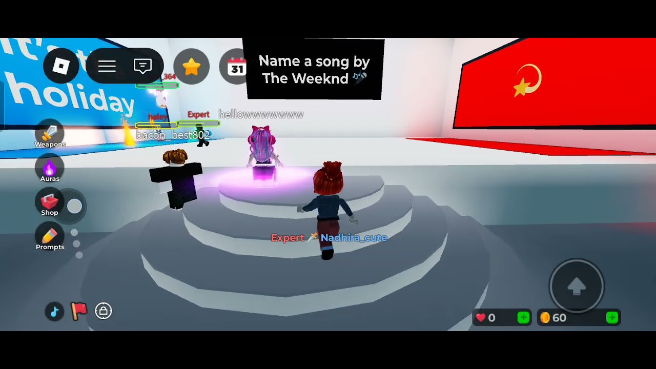 Playing (forgot the name) and ofc I didn't talk