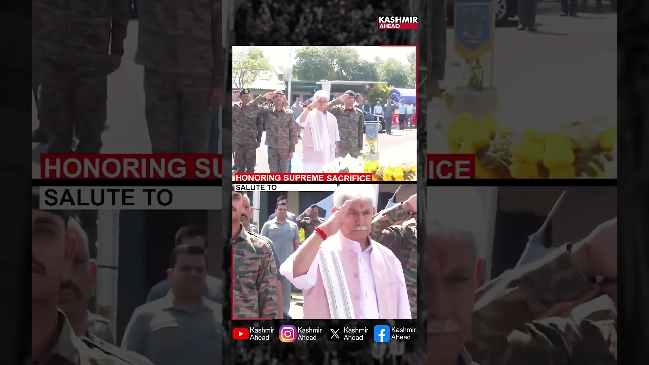 LG Manoj Sinha Never Misses a Chance to Salute a Braveheart