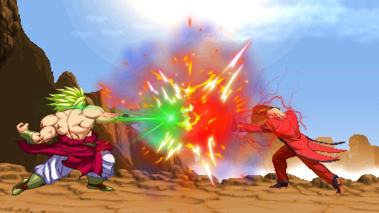 Broly Vs Rugal Bernstein - Dragon Ball Z X The King of Fighters - CVS3/PotS/infinite MUGEN