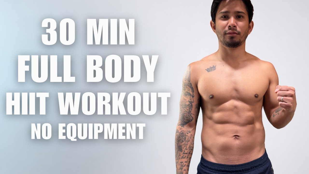 30 MIN FULL BODY HIIT Workout (No Equipment) 🔥 Burn Fat FAST At Home