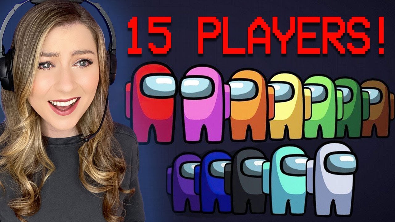 15 PLAYERS! | Among Us Gameplay | Katie Wilson Livestream