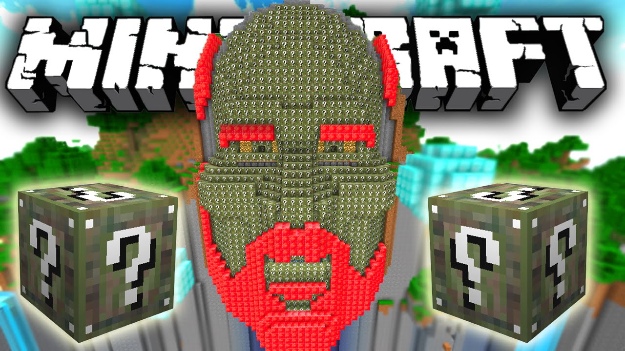 Minecraft CAMO Lucky Block Temple of Notch Challenge!