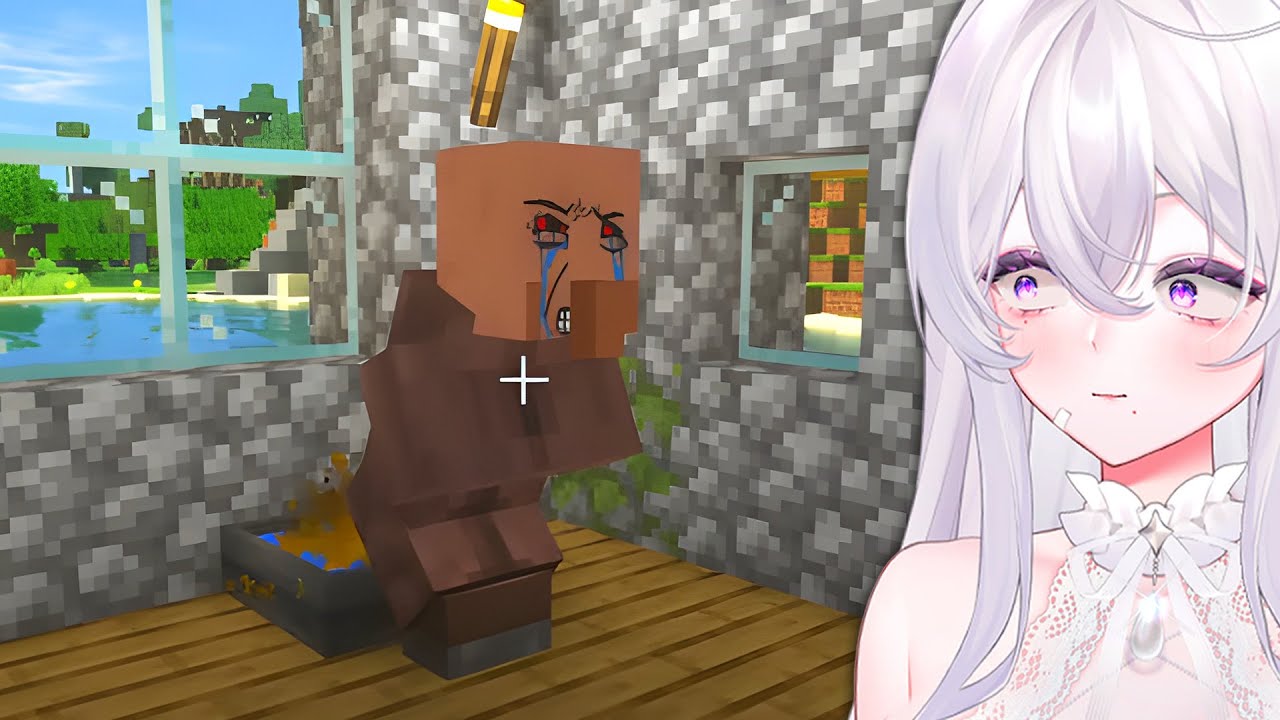 Grox is a MAD MAN !! - (Speedrunning Minecraft but I enslave villagers)