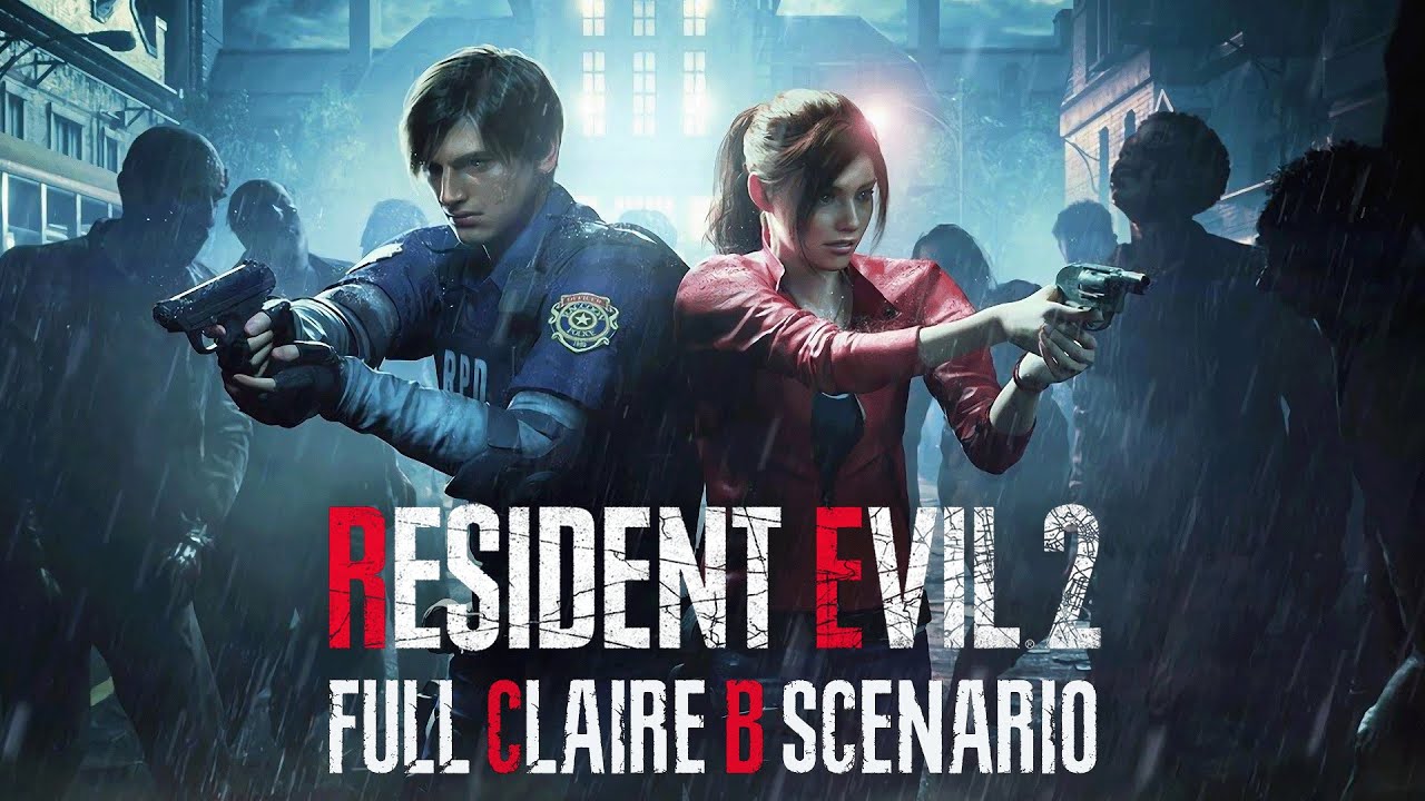 Resident Evil 2 (2019) | Claire B Scenario |  Full Game Walkthrough | No Commentary