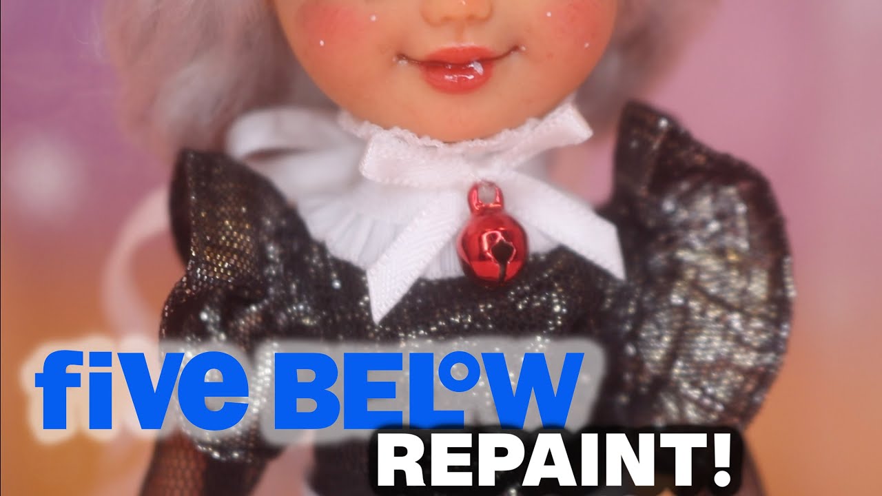 FIVE BELOW Doll Repaint!