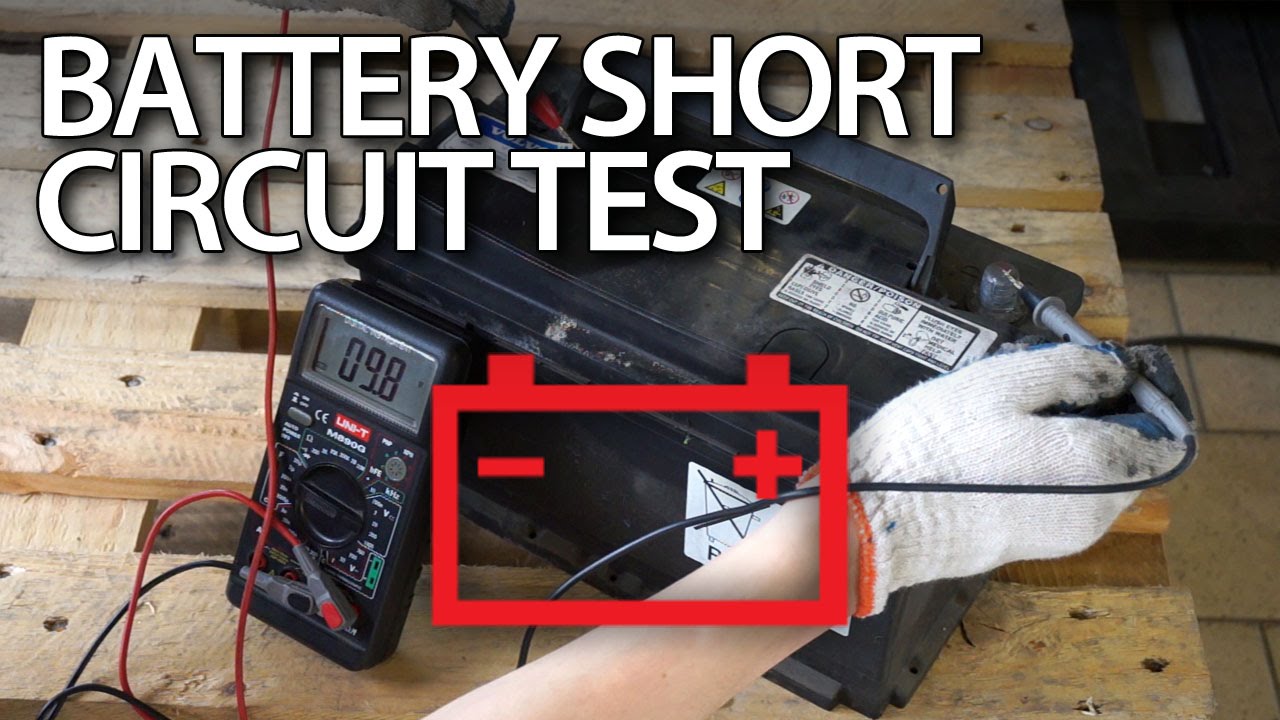 How to check car battery short circuit? (car diagnostics)