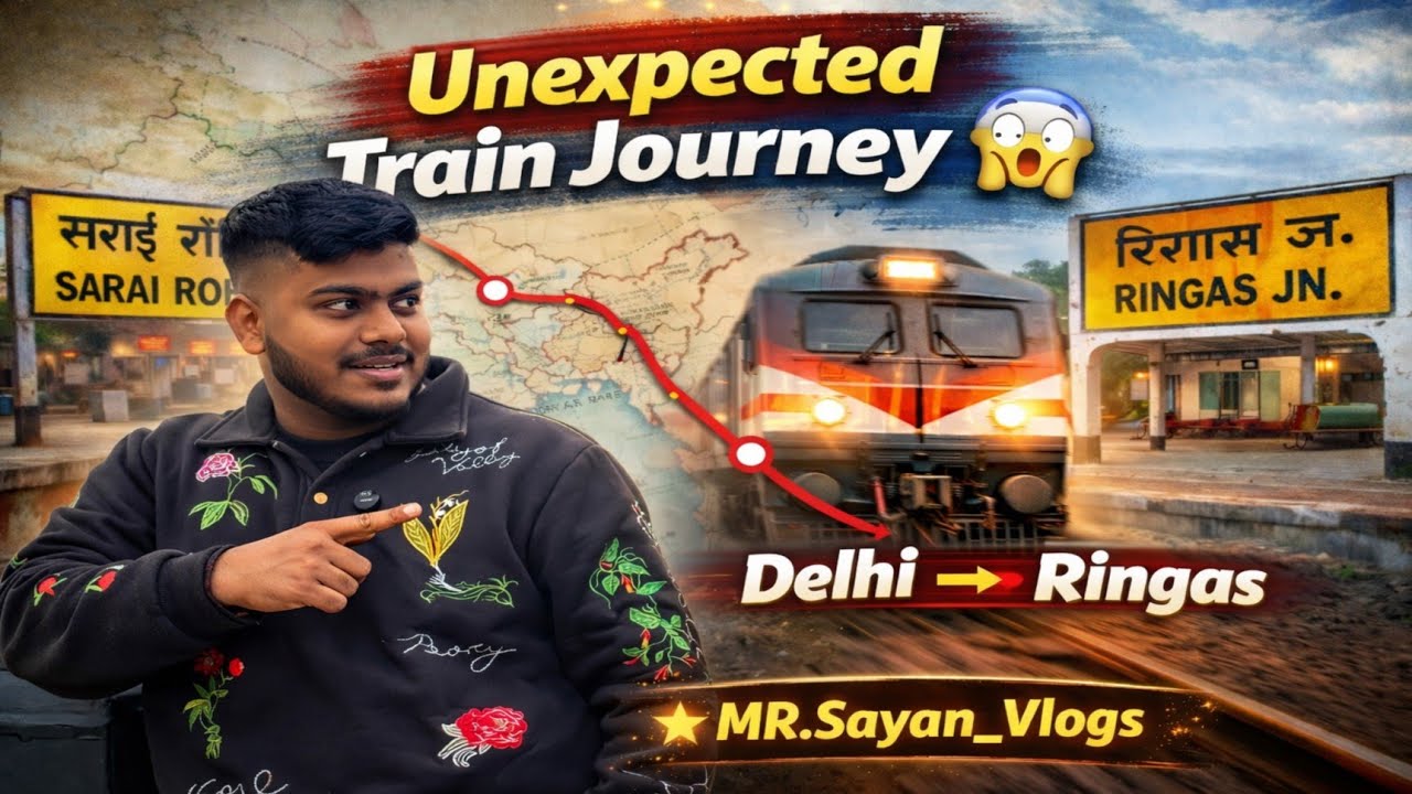 Sarai Rohilla to Ringas Junction Train Journey | Delhi to Ringas Rajasthan Vlog 2026 MR.Sayan_Vlogs