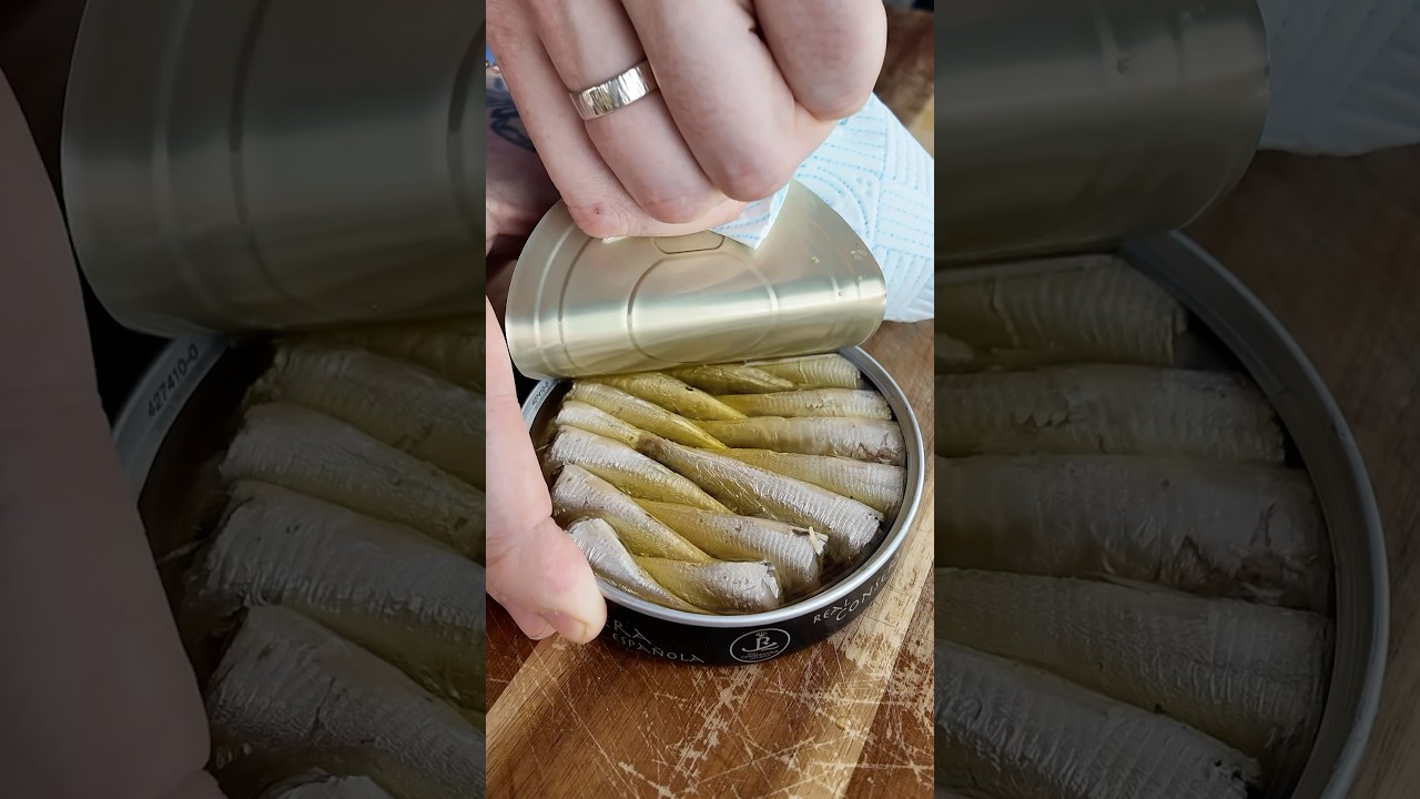 TINNED FISH SANDWICHES EP 5 🐟 #shorts