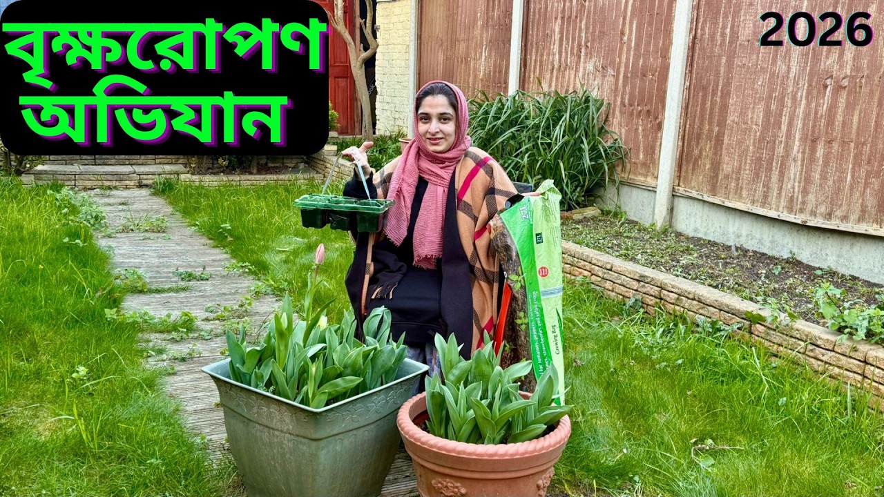 বিসমিল্লাহ বলে বাগানের কাজ শুরু কিরে দিলাম|ইফতারের খাবার নিয়ে কাড়াকাড়ি|JF DISHA VLOGS||Ramadan 2026|