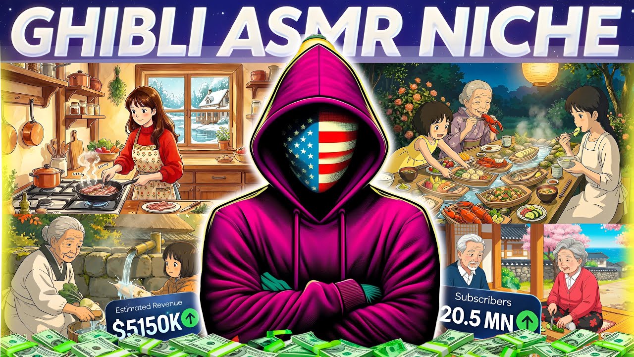 Start This Faceless USA Ghibli ASMR Channel in 2026 : Insanely Powerful!