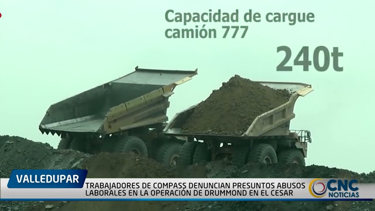 TRABAJADORES DE COMPASS DENUNCIAN PRESUNTOS ABUSOS LABORALES EN LA OPERACIÓN DE DRUMMOND EN EL CESAR