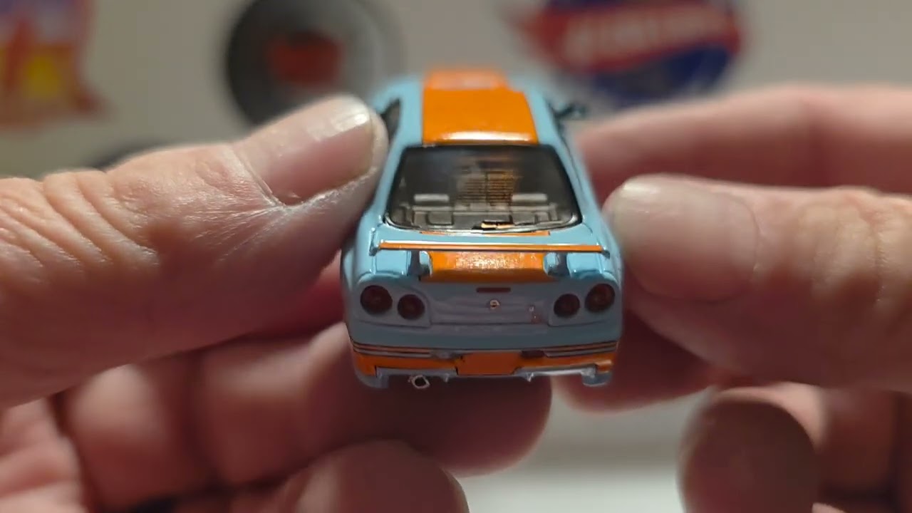 Quick mail call. Time Micro. Nissan Skyline GT-R R34 in Gulf livery. #diecast