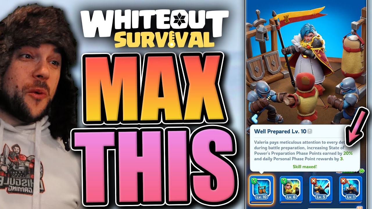 I maxed Valeria's 1st skill [here's what it took...] Whiteout Survival